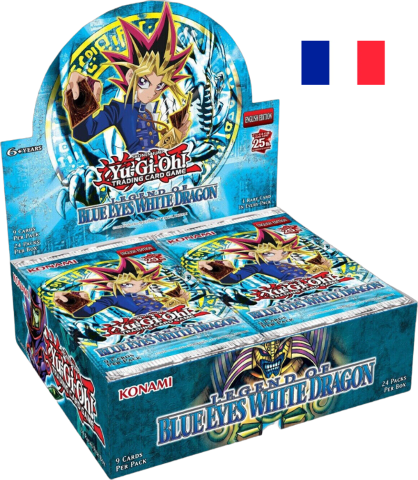 Display Légende du Dragon Blanc aux Yeux Bleus 25 ans [FR]