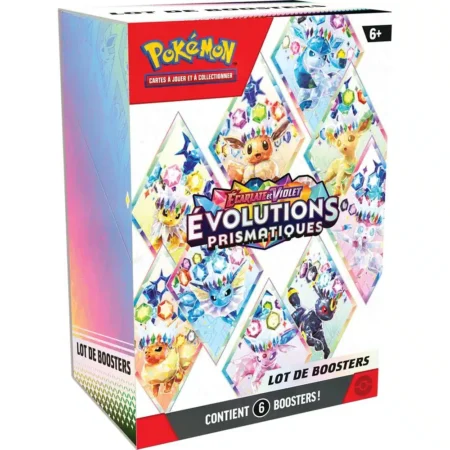 Pokemon Bundle de 6 Boosters EV08.5 Evolutions Prismatiques [FR]