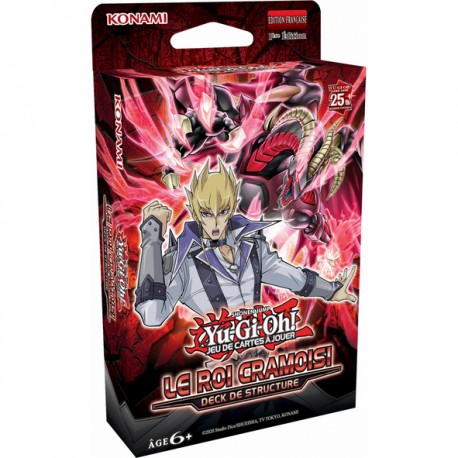 Yu-Gi-Oh! TCG display Deck de Structure Le Roi Cramoisi : Jack Atlas [FR]